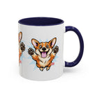Corgi Coffee Mug - Cute Happy Corgi Accent Mug (11oz)