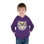 Happy Jumping Chihuahua Toddler Hoodie | Cute Dog Paw Print Design
