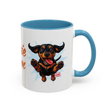 Load image into Gallery viewer, Doxie Mom Coffee Mug | Cute Dachshund Mom Gift (11oz Accent Mug)