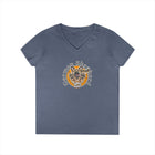 German Shepherd Graphic Tee – Ladies V-Neck Dog Lover Shirt