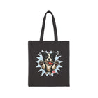 Playful Border Collie Dog Cotton Canvas Tote Bag | Eco-Friendly Shopping, Gift for Dog Lovers, Travel Tote, Pet Lover's Accessory