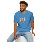 OMG Red Nose Pitbull Unisex Softstyle Shirt - A Happy and Excited Pit Bull on a High Quality Shirt for Dog Lovers