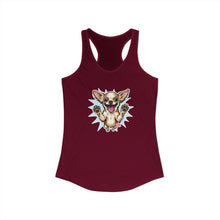 Load image into Gallery viewer, Chihuahua Racing Tank, Dog Lover Graphic Tee, Happy Pet Sleeveless Shirt, Excited Chiwawa Top, Dog Print Workout Singlet