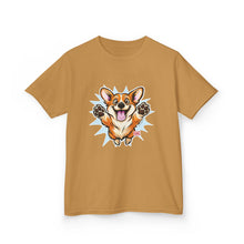 Load image into Gallery viewer, Happy Jumping Corgi Kids T-Shirt
