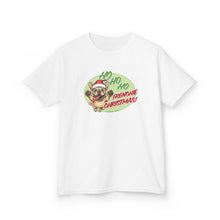 Load image into Gallery viewer, Christmas Frenchie Christmas Kids Tee - Ho Ho Ho, Holiday T-Shirt, Gift for Boys/Girls, Cute Festive Outfits, Winter Wear, Youth Apparel