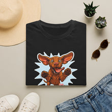Load image into Gallery viewer, Vizsla Dad Shirt Men, Happy Vizsla Puppy T-Shirt, Excited Running Vizsla Mens Tee, Welcome Home Dog Shirt, Vizsla Lover Gift for Him