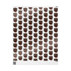 Festive  Dachshund Wrapping Paper Set for All Occasions, Gift Wrap for Christmas, Eco-Friendly Design