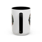 Christmas Black Labrador Dog Coffee Mug, Holiday Mug, Pet Lover Gift, Festive Black Mug, Dog-Themed Drinkware