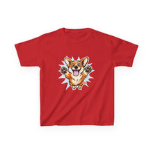 Load image into Gallery viewer, Happy Jumping Corgi Kids T-Shirt