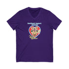 Emotional Support Human - Golden Retriever - Bella Womens V-Neck