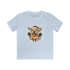 Festive Yellow Lab Dog Lovers Kids Softstyle Tee, Cute Puppy Shirt, Holiday Fun Apparel, Kids Christmas Gift, Pet Lover T-Shirt