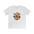 Festive Yellow Lab Dog Lovers Kids Softstyle Tee, Cute Puppy Shirt, Holiday Fun Apparel, Kids Christmas Gift, Pet Lover T-Shirt