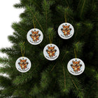 Cute Shiba Inu "My First Christmas 2025" Ornament | Ceramic Ornament