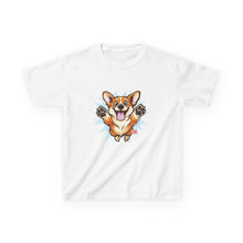 Load image into Gallery viewer, Happy Jumping Corgi Kids T-Shirt