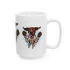 Playful German Shorthaired Pointer Dog Ceramic Mug  11oz & 15oz, Perfect Gift for Pet Lovers, GSP Lovers Gift, Coffee Mug