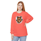 Happy Collie Dog Design Long Sleeve T-Shirt for Dog Lovers