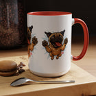Pug Lover's Accent Coffee Mug, Cute Dog Mug, Pet Gift, Animal Lover's Present, Gift for Dog Owners, Funny Mug