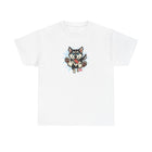 Cute Siberian Husky Dog Graphic Unisex Heavy Cotton Tee | Pet Lover Gift, Husky Apparel, Fun Casual Wear