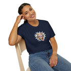 OMG Red Nose Pitbull Unisex Softstyle Shirt - A Happy and Excited Pit Bull on a High Quality Shirt for Dog Lovers