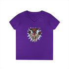 Playful German Shorthaired Pointer Dog Graphic V-Neck T-Shirt, Casual Wear, Pet Lover Gift, GSP Mom Shirt, Birthday Gift