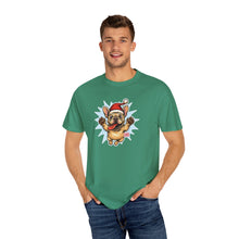Load image into Gallery viewer, Festive French Bulldog T-shirt, Holiday Shirt, Unisex Tee, Dog Lover Gift, Christmas Apparel, Cute Pet T-shirt