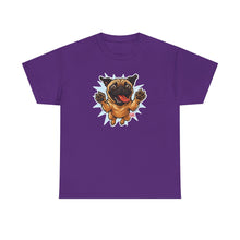 Load image into Gallery viewer, Playful Pug Unisex Tee - Fun Pet Lover T-Shirt, Gift for Dog Owners, Casual Attire, Animal Enthusiast Apparel, Cute Graphic Tee