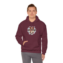 Load image into Gallery viewer, Playful Red and White Border Collie Animal Print Hoodie - Cozy Unisex Sweatshirt, Cute Gift for Pet Lovers