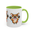 Corgi Coffee Mug - Cute Happy Corgi Accent Mug (11oz)