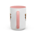 Happy Dachshund Jumping Mug | Accent Coffee Mug, 11oz 15oz