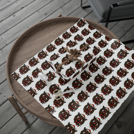Festive  Dachshund Wrapping Paper Set for All Occasions, Gift Wrap for Christmas, Eco-Friendly Design