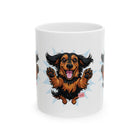 Dachshund Happy Pup Ceramic Mug (11oz & 15oz)