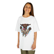 Load image into Gallery viewer, Playful German Shorthaired Pointer Dog Graphic Kids Tee