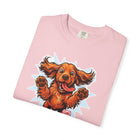 Playful Cocker Spaniel Dog Graphic T-Shirt, Pet Lover Tee, Unisex Cotton Top, Fun Gift for Dog Owners, Casual Wear Shirt