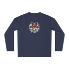 Red and White Border Collie Illustration Long Sleeve Shirt | Dog Art