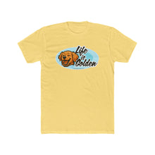 Load image into Gallery viewer, Happy Golden Retriever Puppy face T-Shirt for the Golden Retriever puppy and dog lover. Golden Retriever Mom and  Golden Dad gift