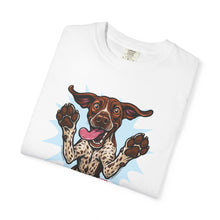 Load image into Gallery viewer, Playful German Shorthaired Pointer Dog Graphic Tee, Casual Pet Lover Shirt, Funny Dog T-Shirt, Gift for GSP Owners