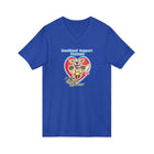 Emotional Support Human - Golden Retriever - Bella Womens V-Neck