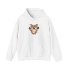 Happy Corgi Jumping hoodie | Cute Dog Illustration Hoodie