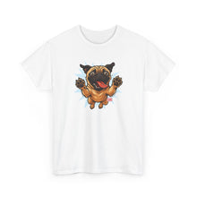 Load image into Gallery viewer, Playful Pug Unisex Tee - Fun Pet Lover T-Shirt, Gift for Dog Owners, Casual Attire, Animal Enthusiast Apparel, Cute Graphic Tee