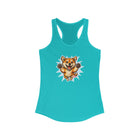 Shiba Inu Women's Tank Top, Cute Dog Lover Sleeveless Shirt, Ideal Racerback Singlet, Graphic Tee Gift for Her, Animal Print Summer Top
