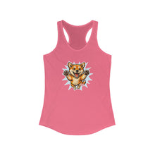 Load image into Gallery viewer, Shiba Inu Women's Tank Top, Cute Dog Lover Sleeveless Shirt, Ideal Racerback Singlet, Graphic Tee Gift for Her, Animal Print Summer Top