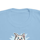 Happy Jumping Husky Toddler Tee | Cute Dog Paw Print