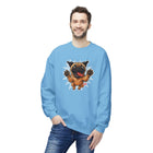 Playful Pug Crewneck Sweatshirt - Cozy Unisex Fleece, Dog Lover Gift, Pet Apparel, Cute Sweatshirt, Fun Dog Design