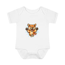 Load image into Gallery viewer, Shiba Inu Puppy Baby Bodysuit — Cute Shiba Dog Infant Onesie