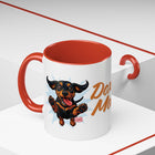Doxie Mom Coffee Mug | Cute Dachshund Mom Gift (11oz Accent Mug)