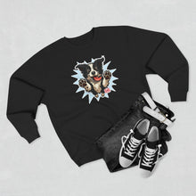 Load image into Gallery viewer, Playful Border Collie Puppy Unisex Sweatshirt, Pet Lover Gift, Cozy Apparel, Dog-Themed Fashion, Cute Dog Crewneck