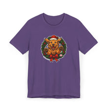 Load image into Gallery viewer, Festive Golden Retriever Dog Lover T-Shirt | Holiday Gift, Unisex Christmas Tee, Animal Lover Apparel, Cute Pet Shirt, Funny Dog Shirt