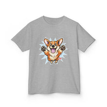 Load image into Gallery viewer, Happy Jumping Corgi Kids T-Shirt