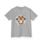 Happy Jumping Corgi Kids T-Shirt