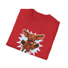Vizsla Dad Shirt Men, Happy Vizsla Puppy T-Shirt, Excited Running Vizsla Mens Tee, Welcome Home Dog Shirt, Vizsla Lover Gift for Him